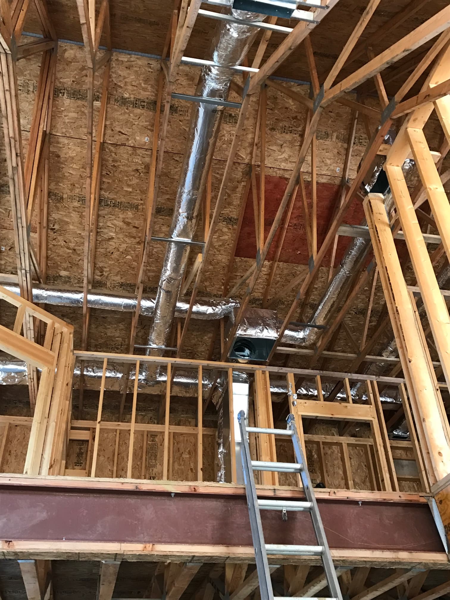 HVAC in the roof