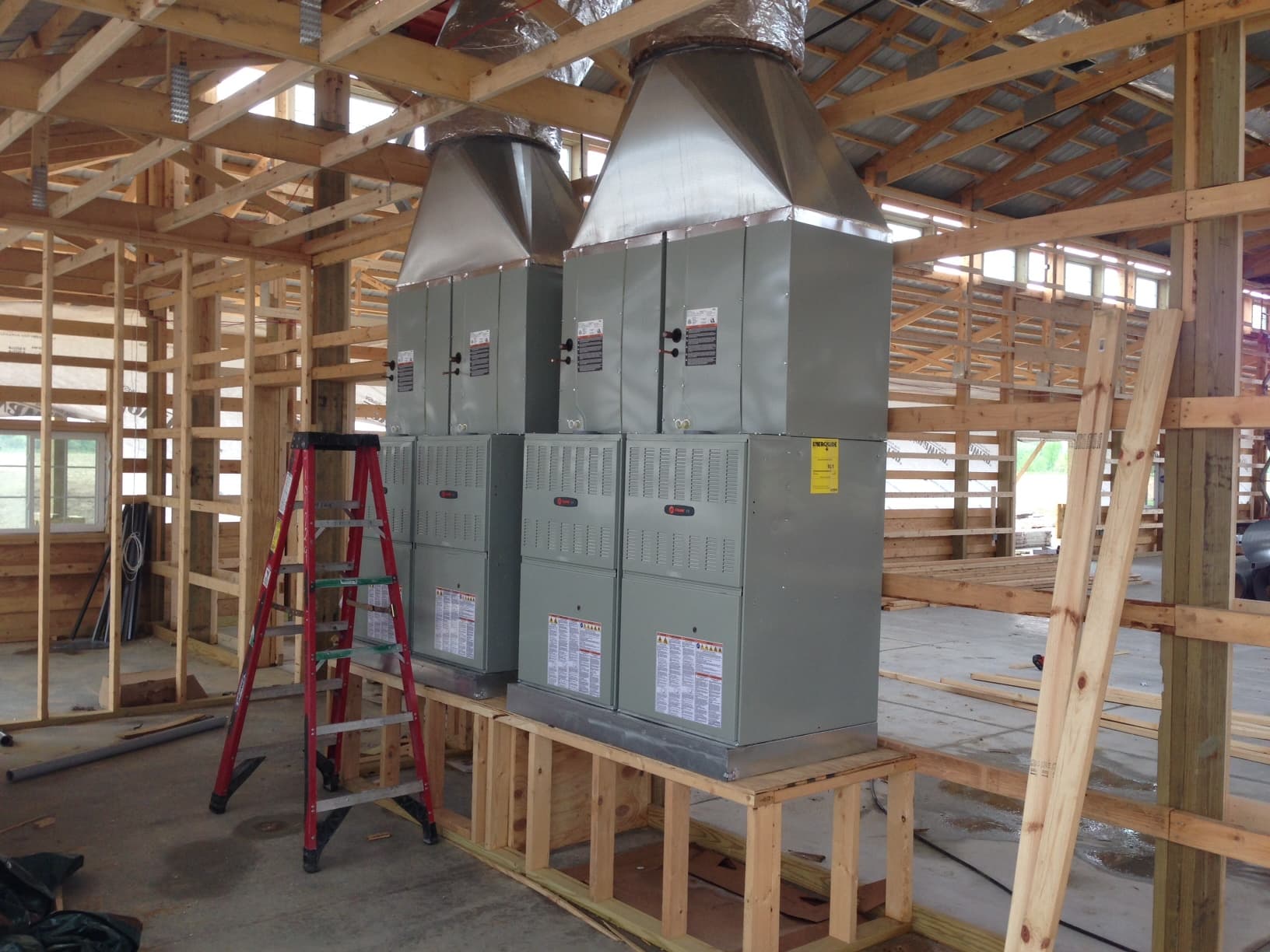 New construction HVAC units